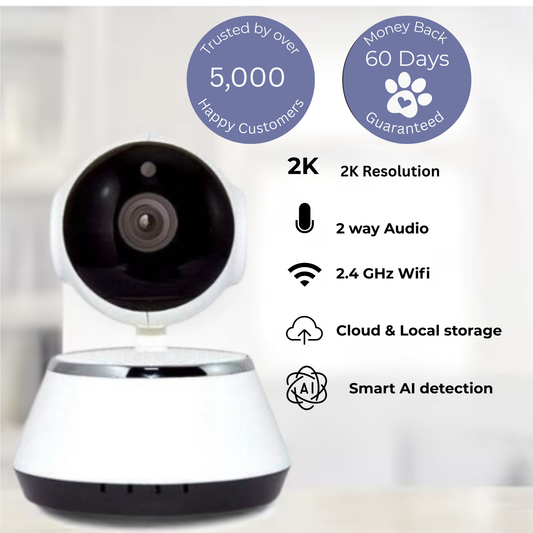 2K HD 360° view Pet Camera