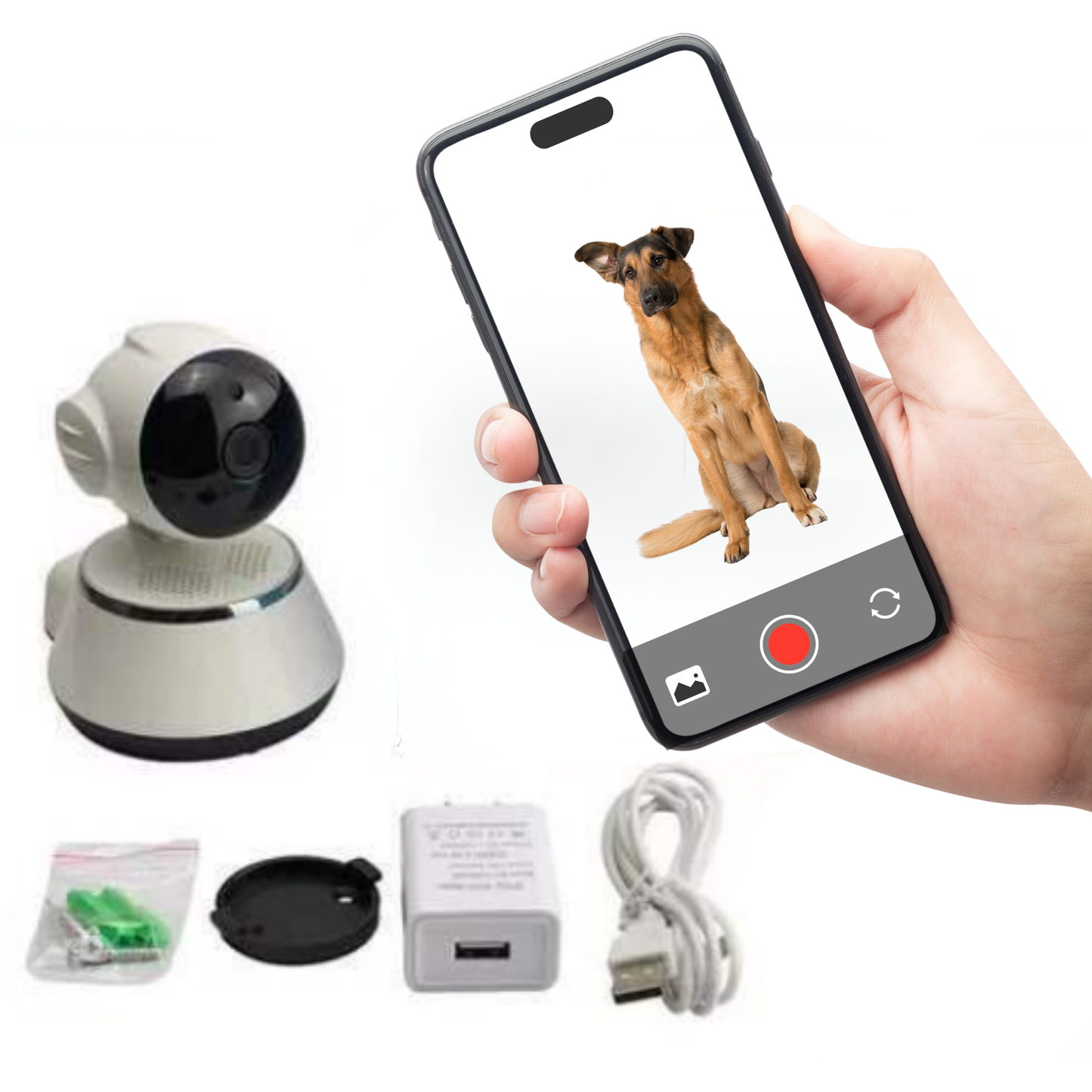 2K HD 360° view Pet Camera